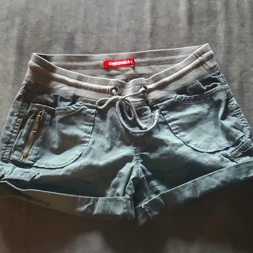 UNIONBAY cammo drawstring shorts